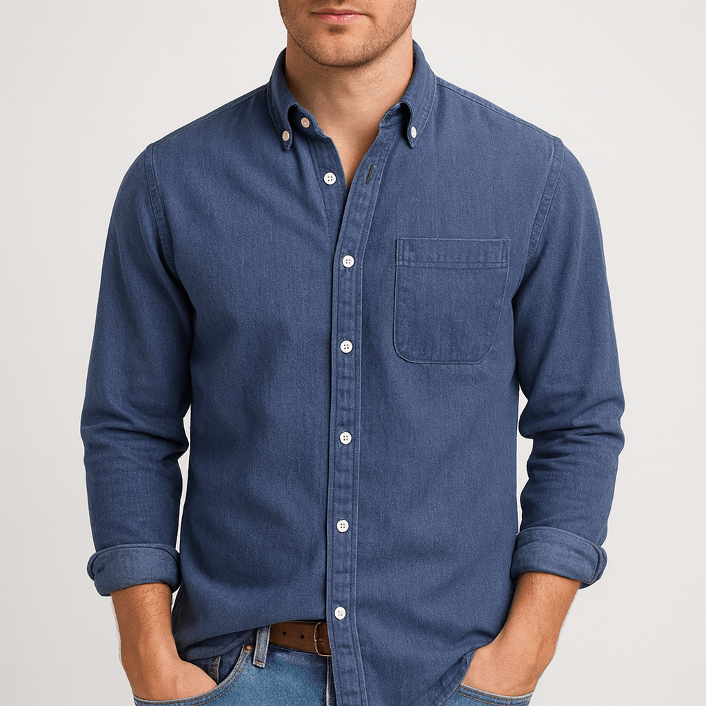 Saazoo | Stylish Long-Sleeved Shirt with Elegant Collar