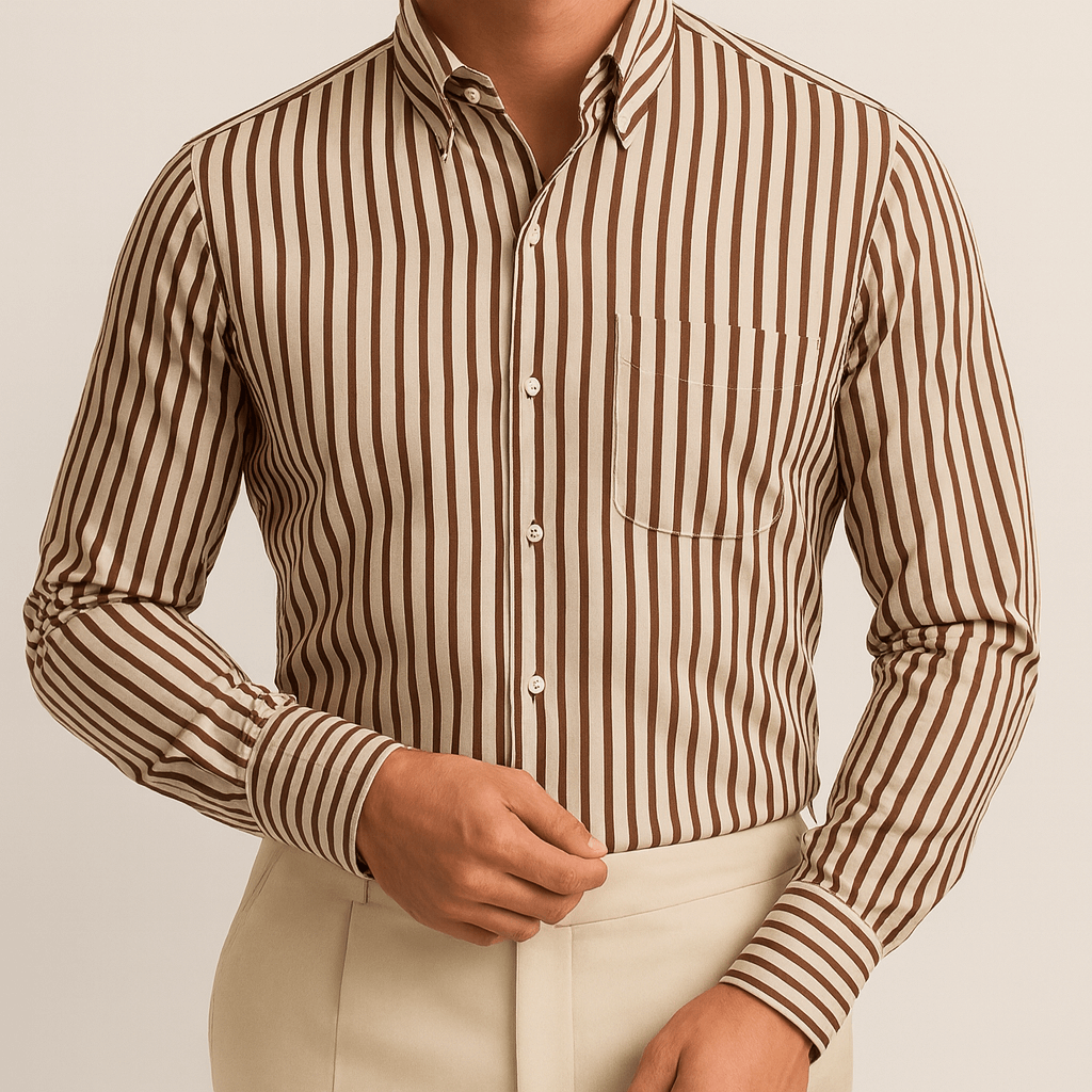 Saazoo | Stylish Slim Fit Striped Shirt