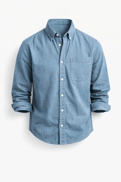 Saazoo | Men's Cotton Blend Button-Up Shirt