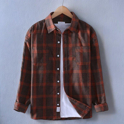 Saazoo | Men's Regular Fit Checked Button-Up Shirt