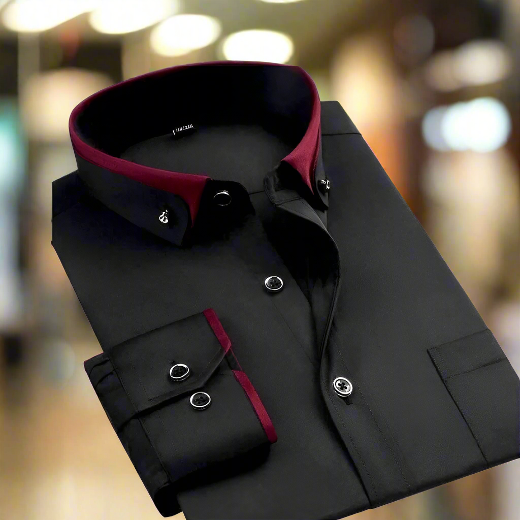 Saazoo | Men's Long Sleeve Button-Up Shirt