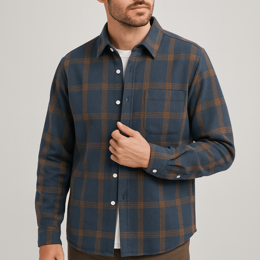 Saazoo | Classic Loose Checkered Shirt