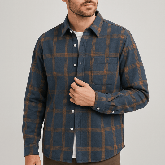 Saazoo | Classic Loose Checkered Shirt