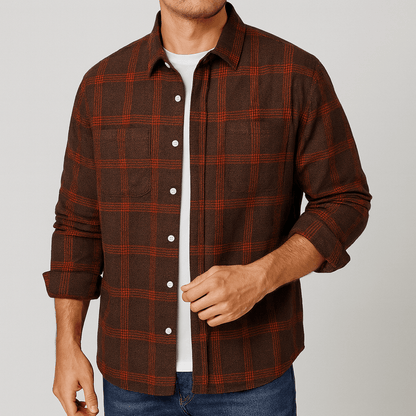 Saazoo | Classic Loose Checkered Shirt