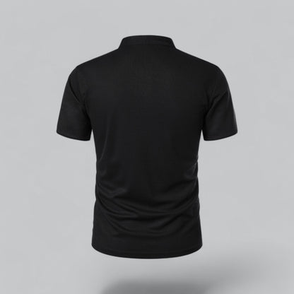 Saazoo | Men's Collarless Polo Shirt
