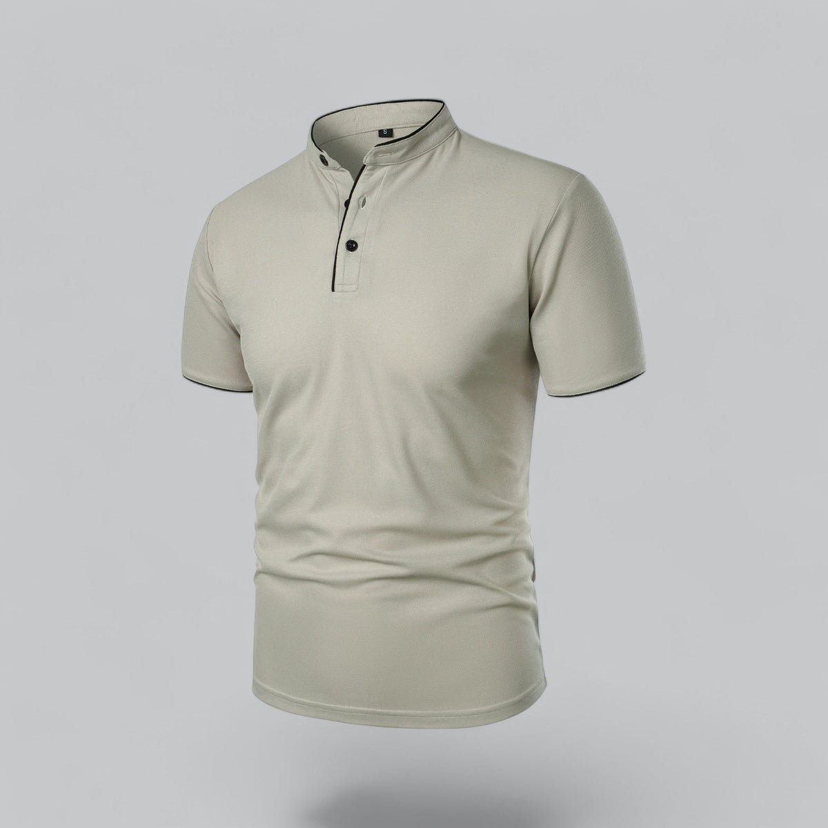 Saazoo | Men's Collarless Polo Shirt