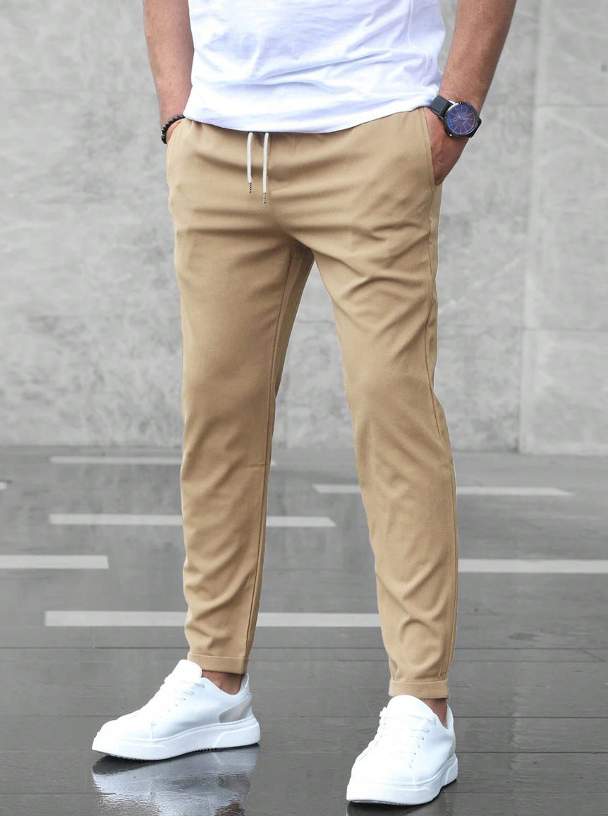 Saazoo | Men's Straight Leg Casual Pants