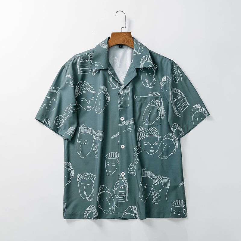 Saazoo | Men's Relaxed Camp Collar Shirt