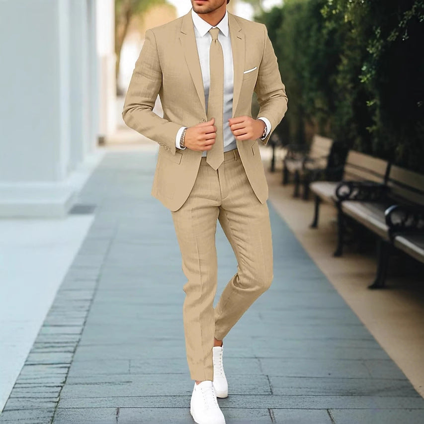 Saazoo | Men's Two-Piece Summer Suit Set