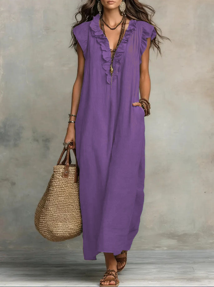 Saazoo | Women's Flowy Boho Dress