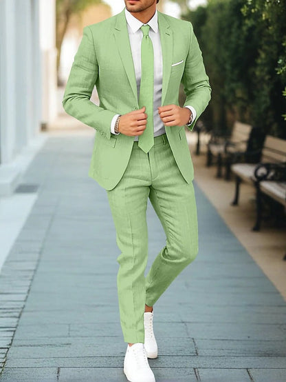 Saazoo | Men's Two-Piece Summer Suit Set
