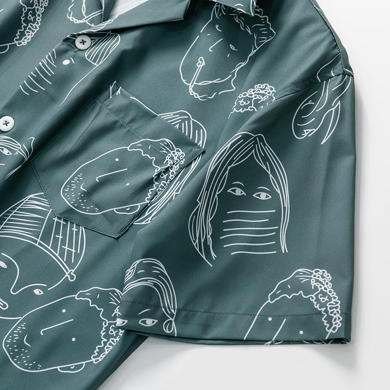 Saazoo | Men's Relaxed Camp Collar Shirt