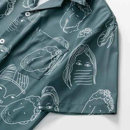 Saazoo | Men's Relaxed Camp Collar Shirt