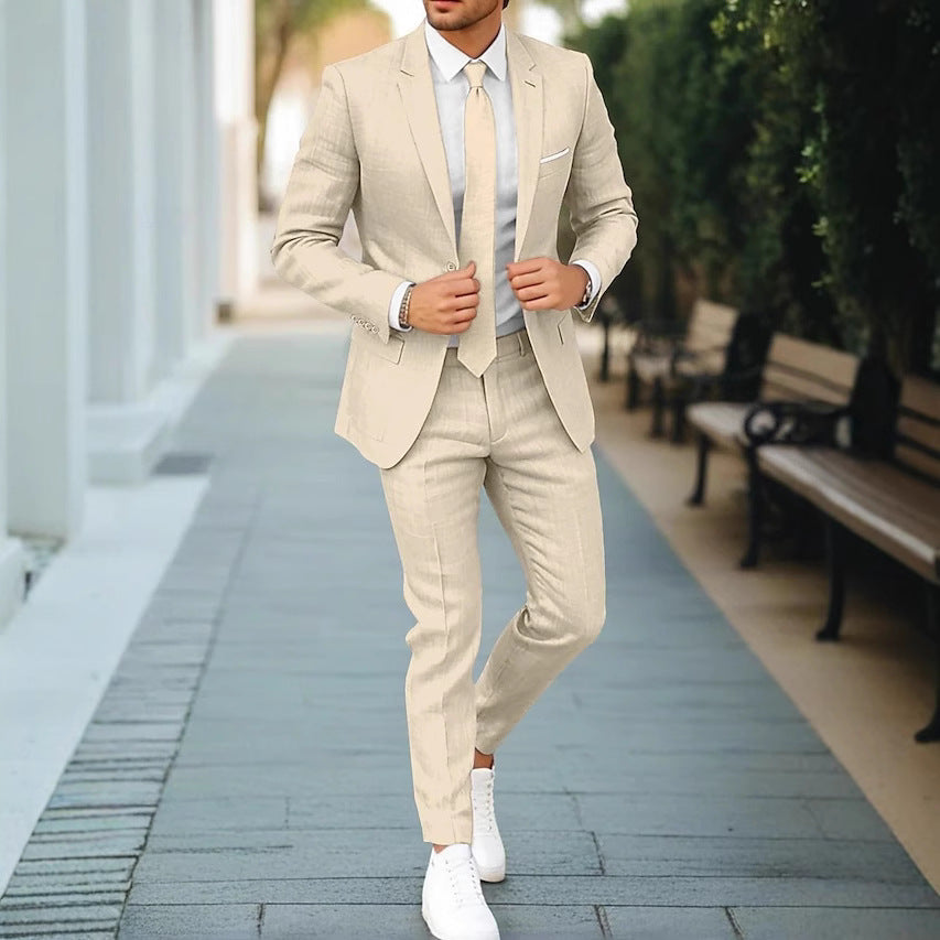 Saazoo | Men's Two-Piece Summer Suit Set