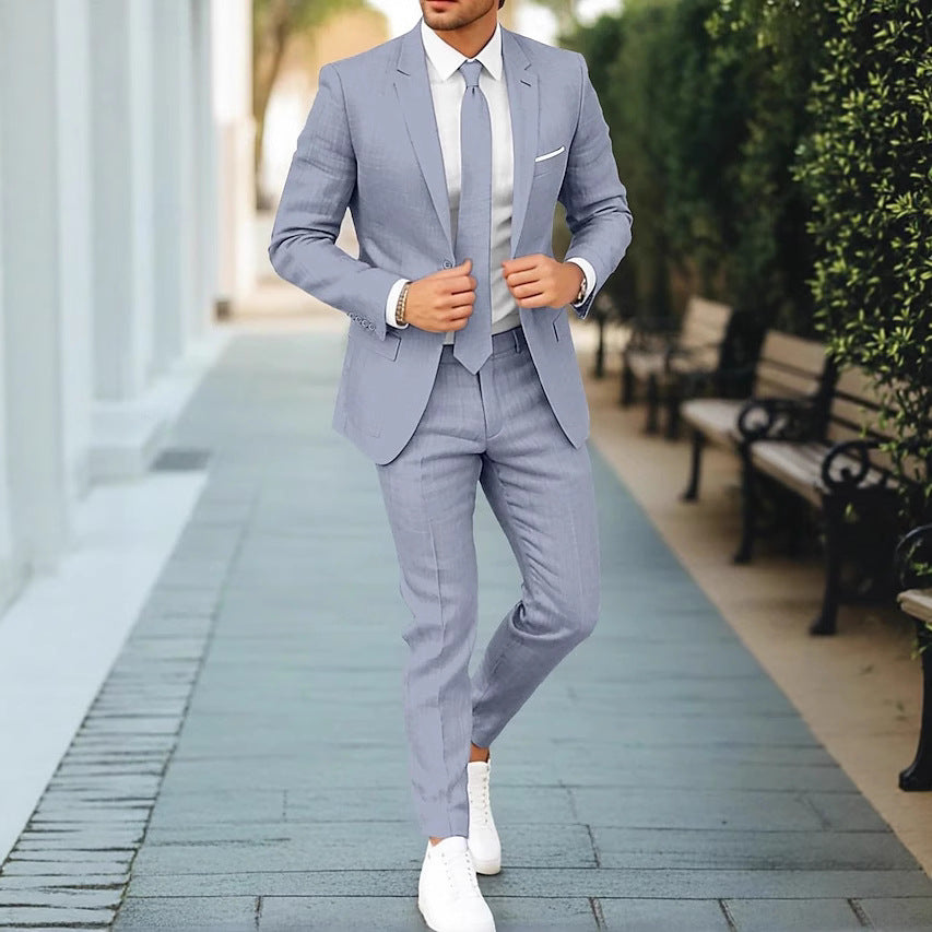 Saazoo | Men's Two-Piece Summer Suit Set