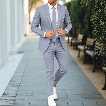 Saazoo | Men's Two-Piece Summer Suit Set