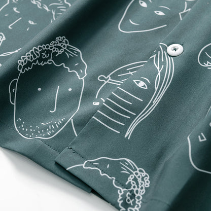 Saazoo | Men's Relaxed Camp Collar Shirt