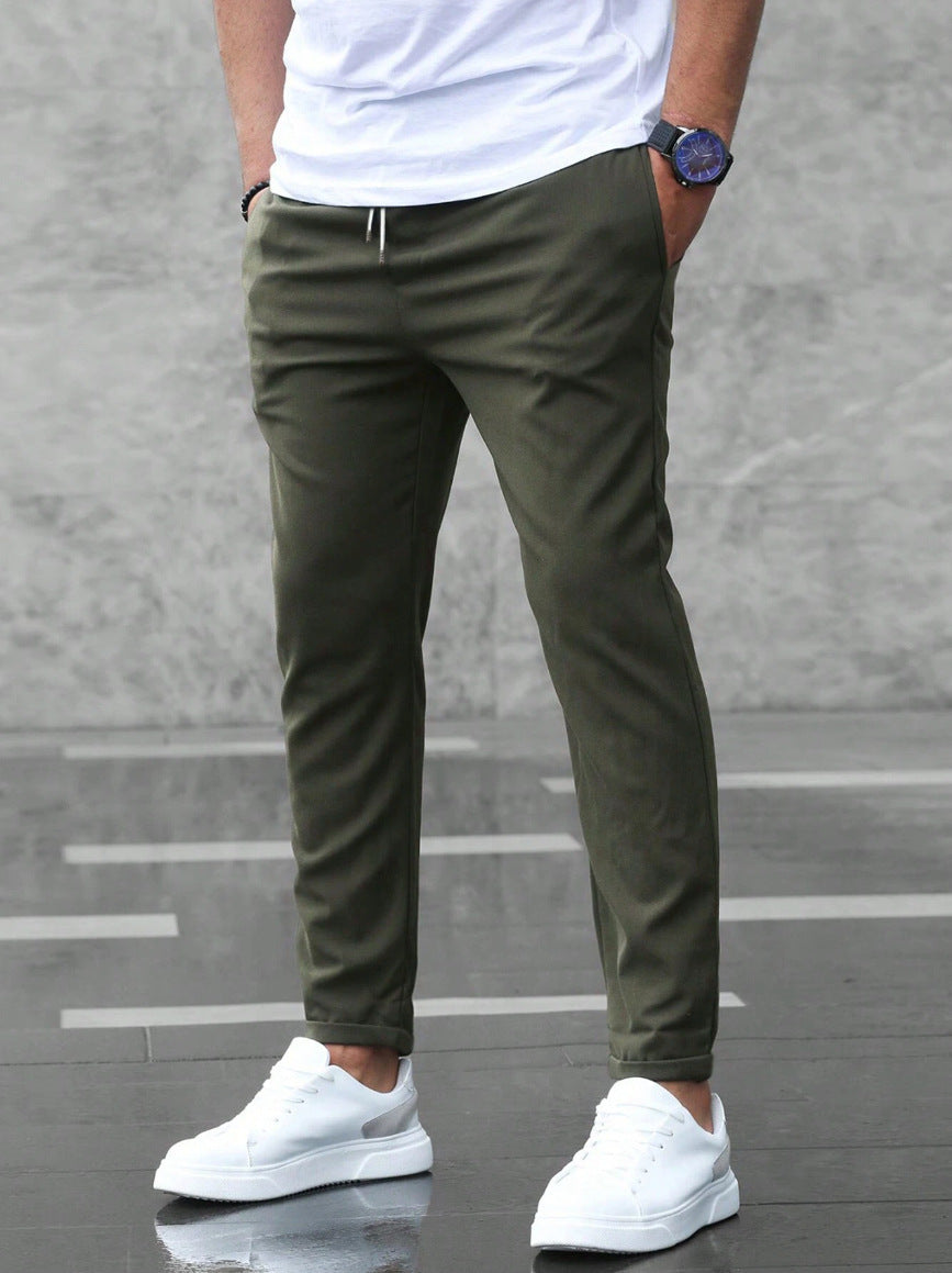 Saazoo | Men's Straight Leg Casual Pants