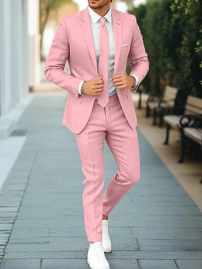Saazoo | Men's Two-Piece Summer Suit Set
