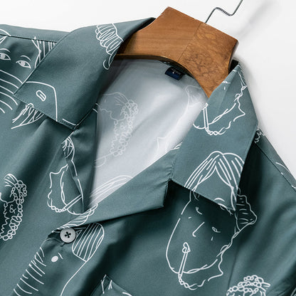 Saazoo | Men's Relaxed Camp Collar Shirt