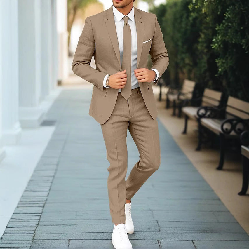 Saazoo | Men's Two-Piece Summer Suit Set