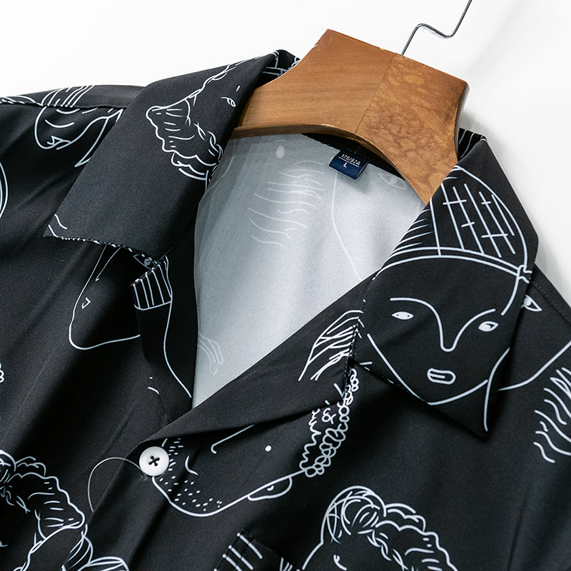Saazoo | Men's Relaxed Camp Collar Shirt