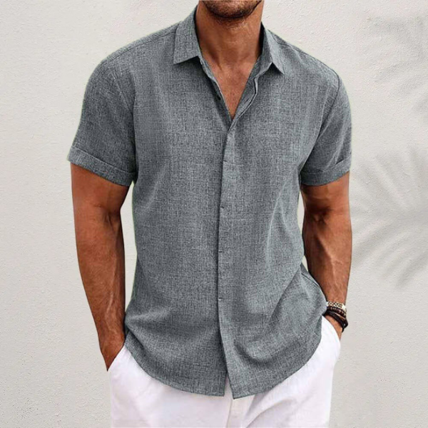 Saazoo | Men's Regular Fit Casual Button-Up Shirt