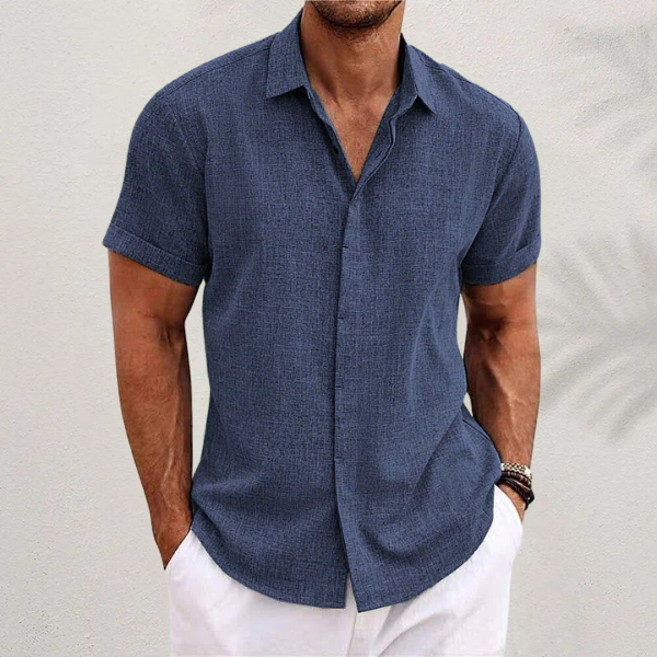 Saazoo | Men's Regular Fit Casual Button-Up Shirt