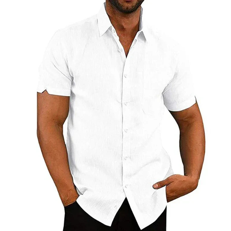 Saazoo | Men's Linen Blend Summer Shirt