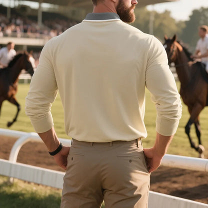 Saazoo | Men's Classic Cotton Blend Button-Up Shirt