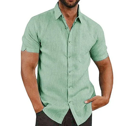 Saazoo | Men's Linen Blend Summer Shirt