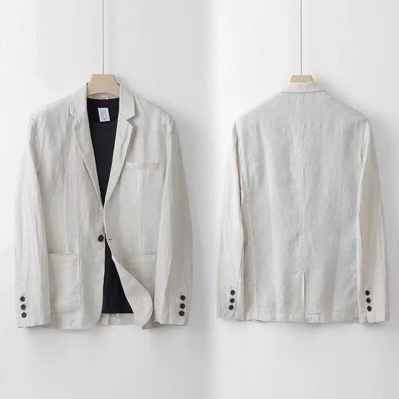 Saazoo | Men's Linen Blend Suit