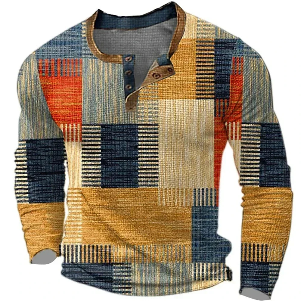 Saazoo | Men's Colour Block Patchwork Shirt
