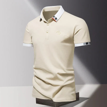 Saazoo | Men's Quarter Zip Polo Shirt