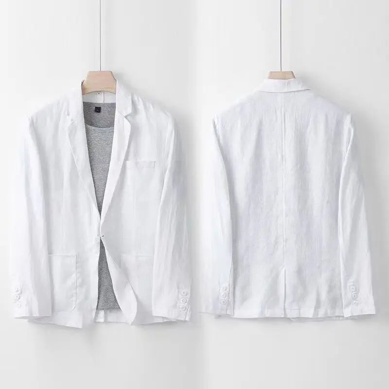 Saazoo | Men's Linen Blend Suit