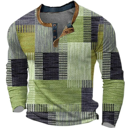 Saazoo | Men's Colour Block Patchwork Shirt
