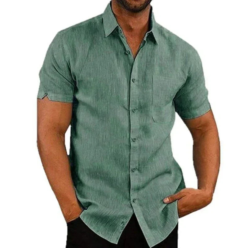 Saazoo | Men's Linen Blend Summer Shirt