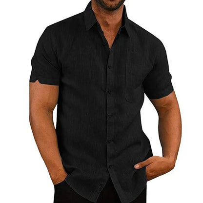 Saazoo | Men's Linen Blend Summer Shirt