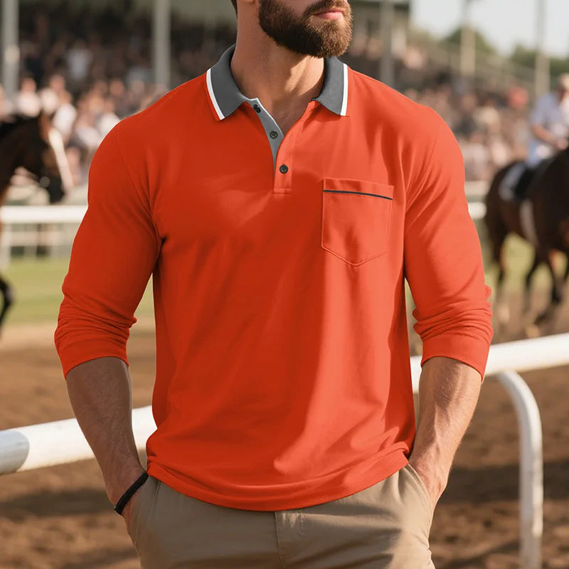 Saazoo | Men's Classic Cotton Blend Button-Up Shirt