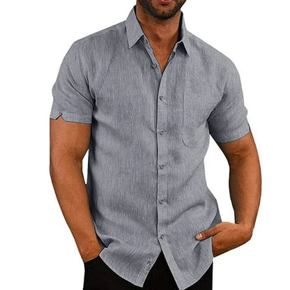 Saazoo | Men's Linen Blend Summer Shirt