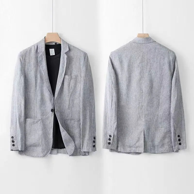 Saazoo | Men's Linen Blend Suit