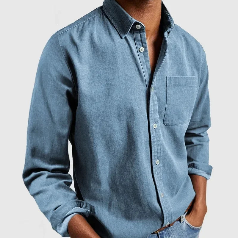 Saazoo | Men's Cotton Blend Casual Shirt