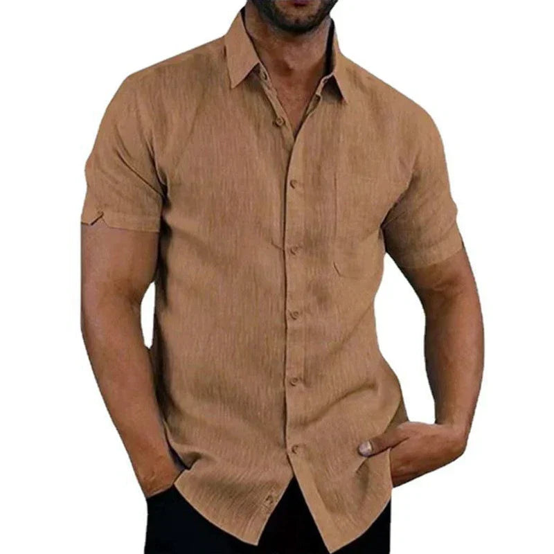 Saazoo | Men's Linen Blend Summer Shirt