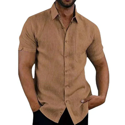 Saazoo | Men's Linen Blend Summer Shirt