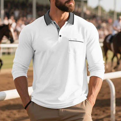 Saazoo | Men's Classic Cotton Blend Button-Up Shirt