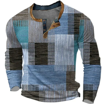 Saazoo | Men's Colour Block Patchwork Shirt