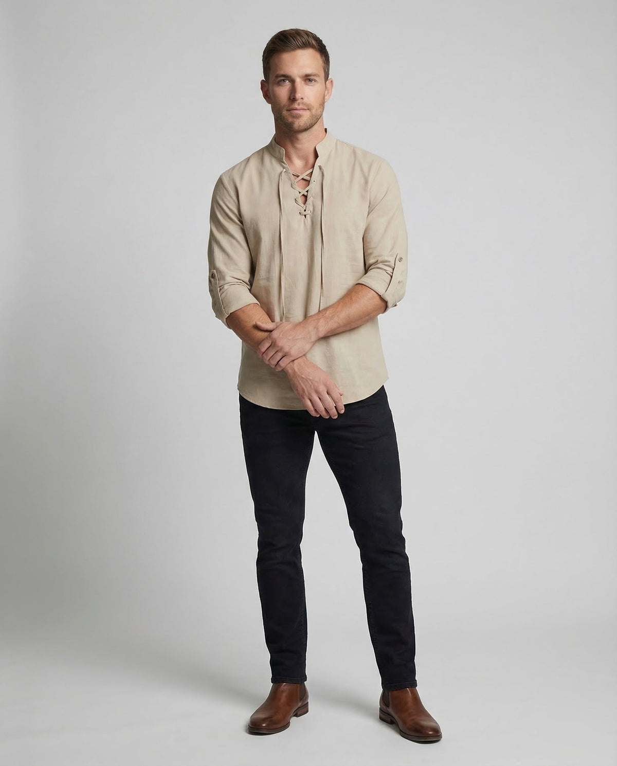 Saazoo | Men's Relaxed Camp Collar Shirt