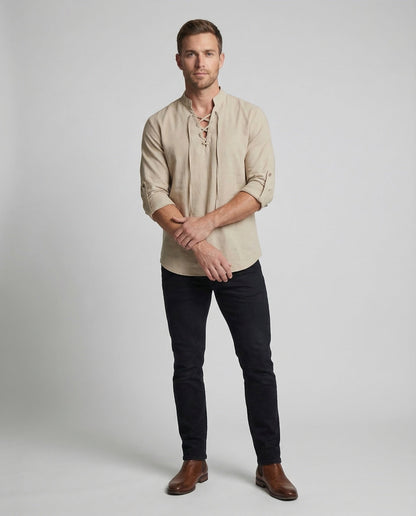 Saazoo | Men's Relaxed Camp Collar Shirt