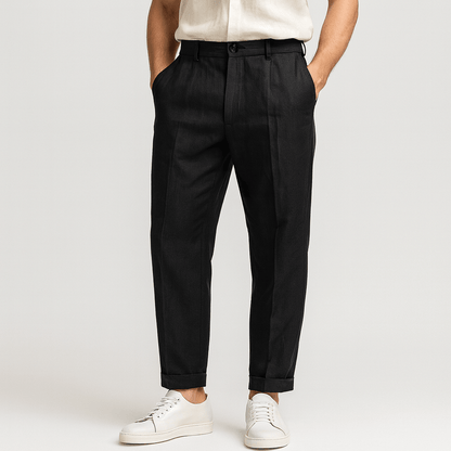 Saazoo | Men's Relaxed Cotton Blend Casual Pants