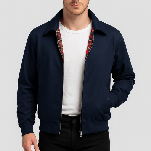Saazoo | Men's Classic Zip-Up Bomber Jacket